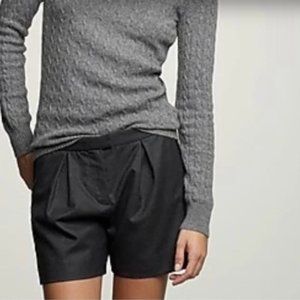 J. Crew ~ Wool linen pleated shorts